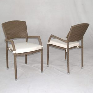 [1051-] D'Hermes Arm Chair Stacking