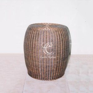 [1611-W] Muluz Round Stool Wicker