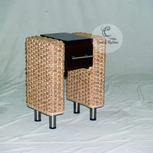 [4104-] Bedside Table Teak
