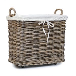 Basket with wheels & Lining Inside