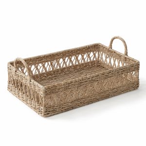 Serving Tray, with Slimit Grey Weave